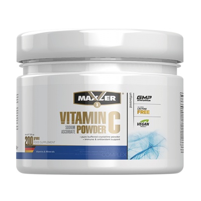 Витамины Maxler Vitamin powder C 200 гр