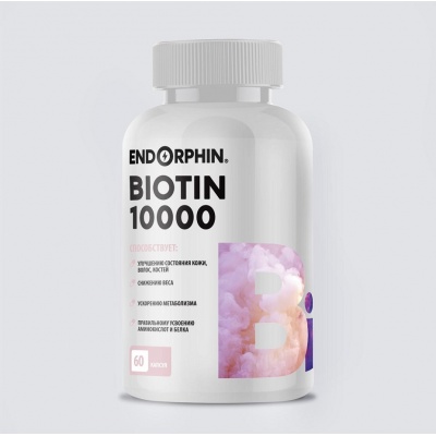 Витамины ENDORPHIN Biotin 60 капсул