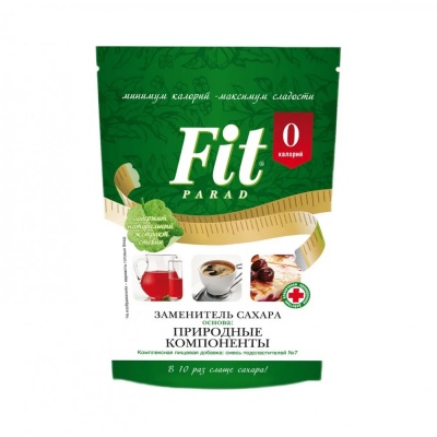 Заменители сахара Fit Parad №7 на основе эритрита 100 гр