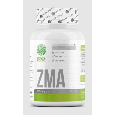 Тестобустер Nature Foods ZMA  + B6 100 капсул