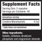  Ultimate Nutrition creatine monohydrate 200 